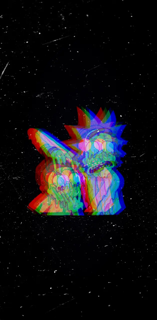 Rick and Morty trippy wallpaper 3D mobile by xRebelYellx on DeviantArt