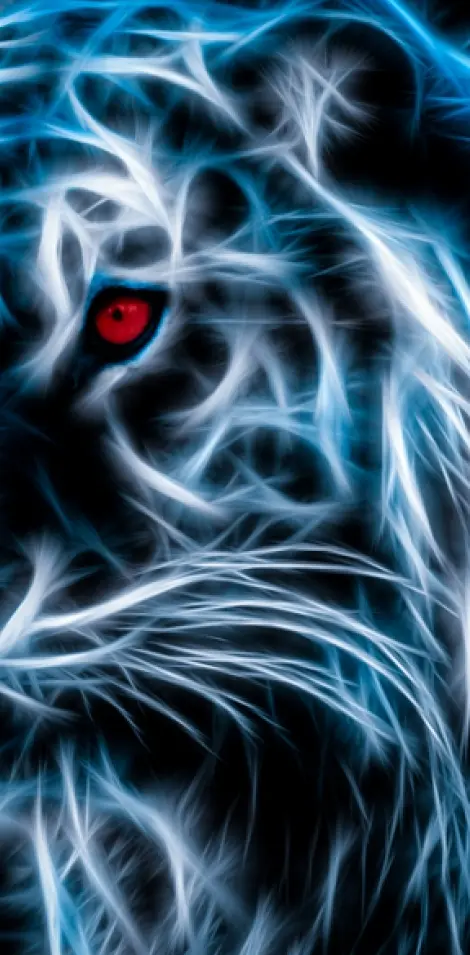 blue tiger fractal