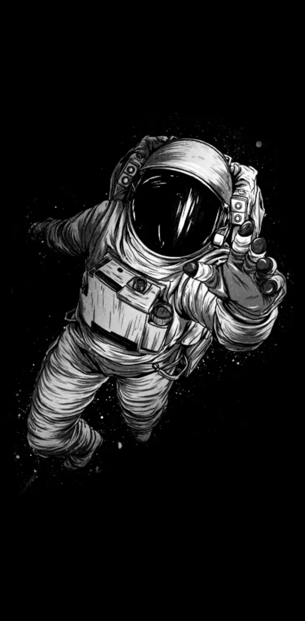 Astronaut in black