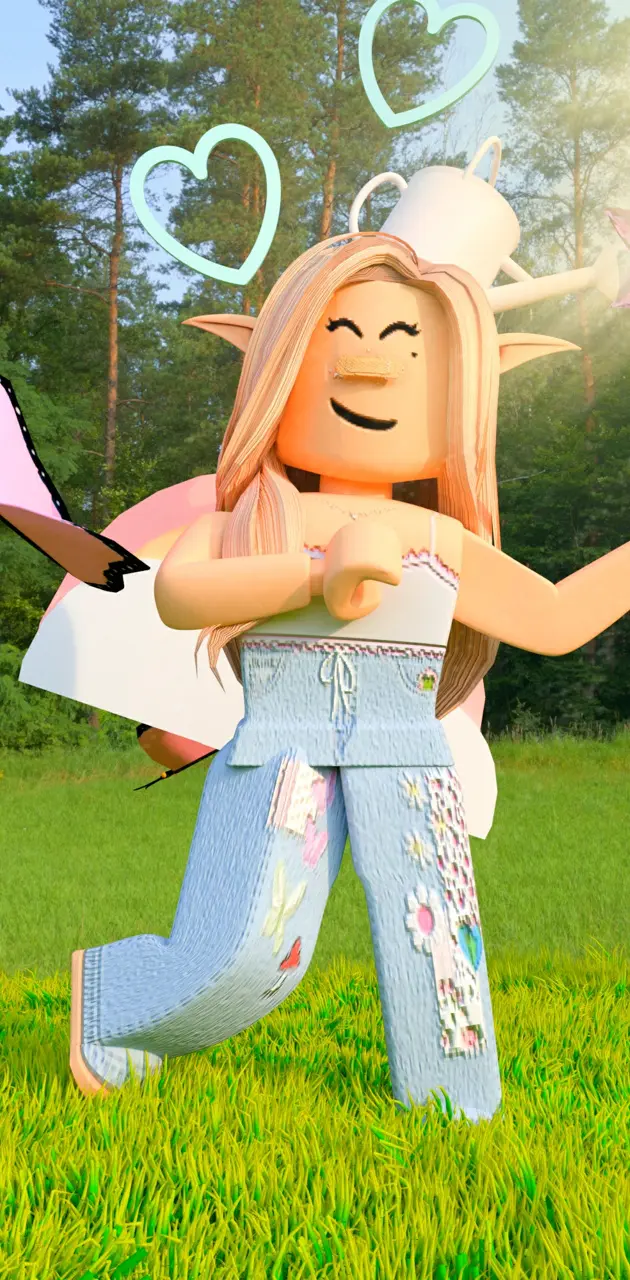 Download Stunning Aesthetic of Roblox Girl