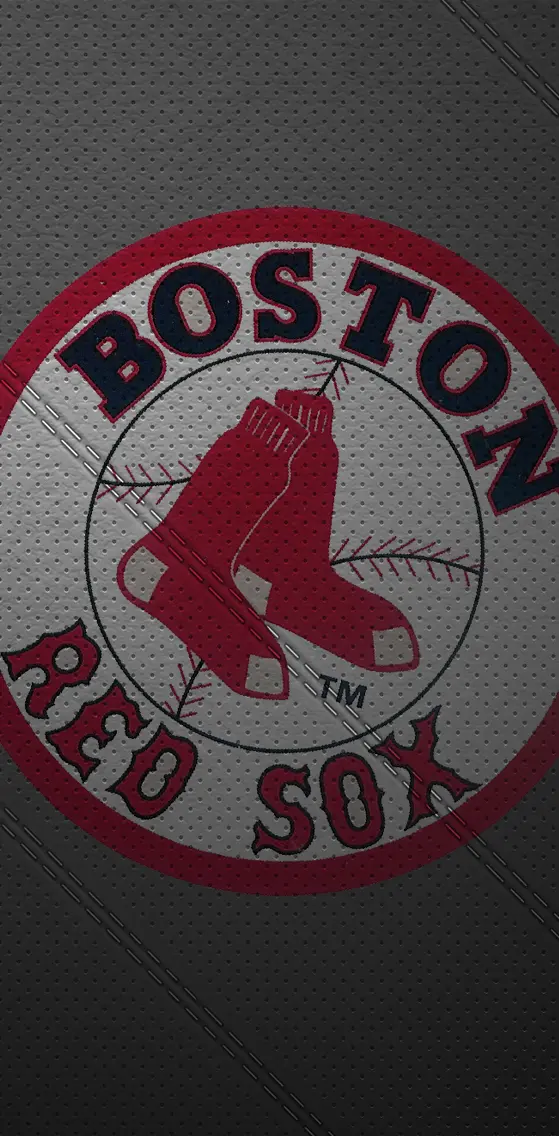 Leather Red Sox Logo
