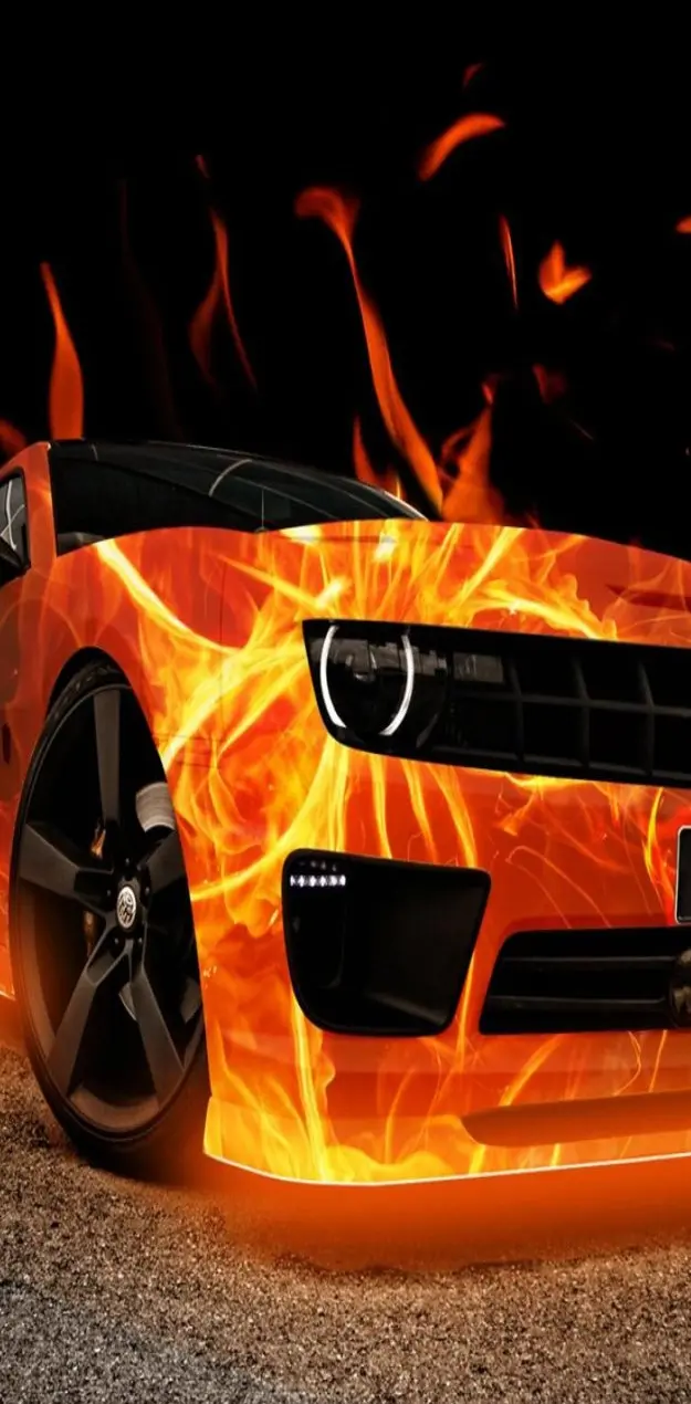 3D Fire Car