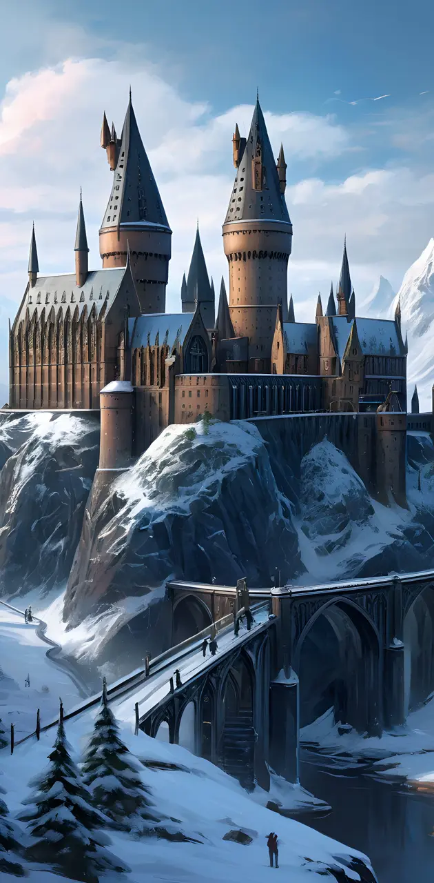 Winter in hogwarts