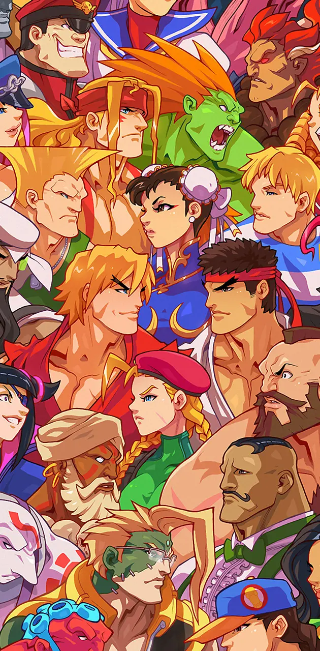 Street Fighter Heads