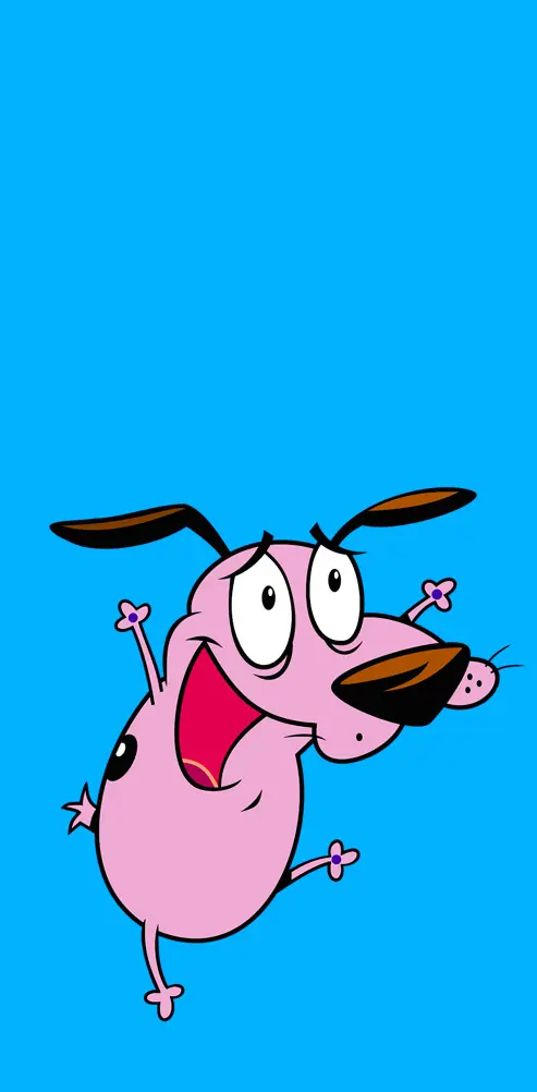 courage the cowardly dog iphone wallpaper