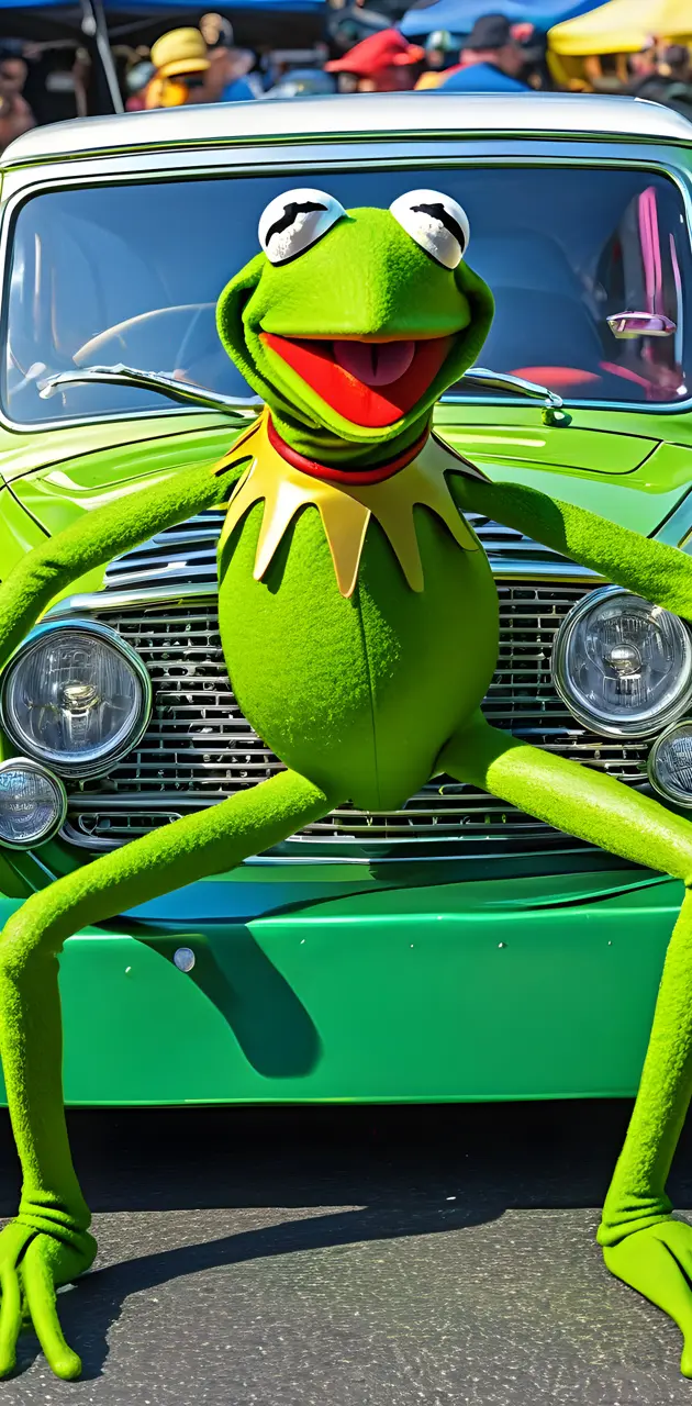 a green frog garment