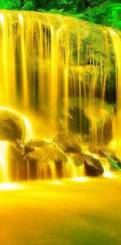Gold Waterfall