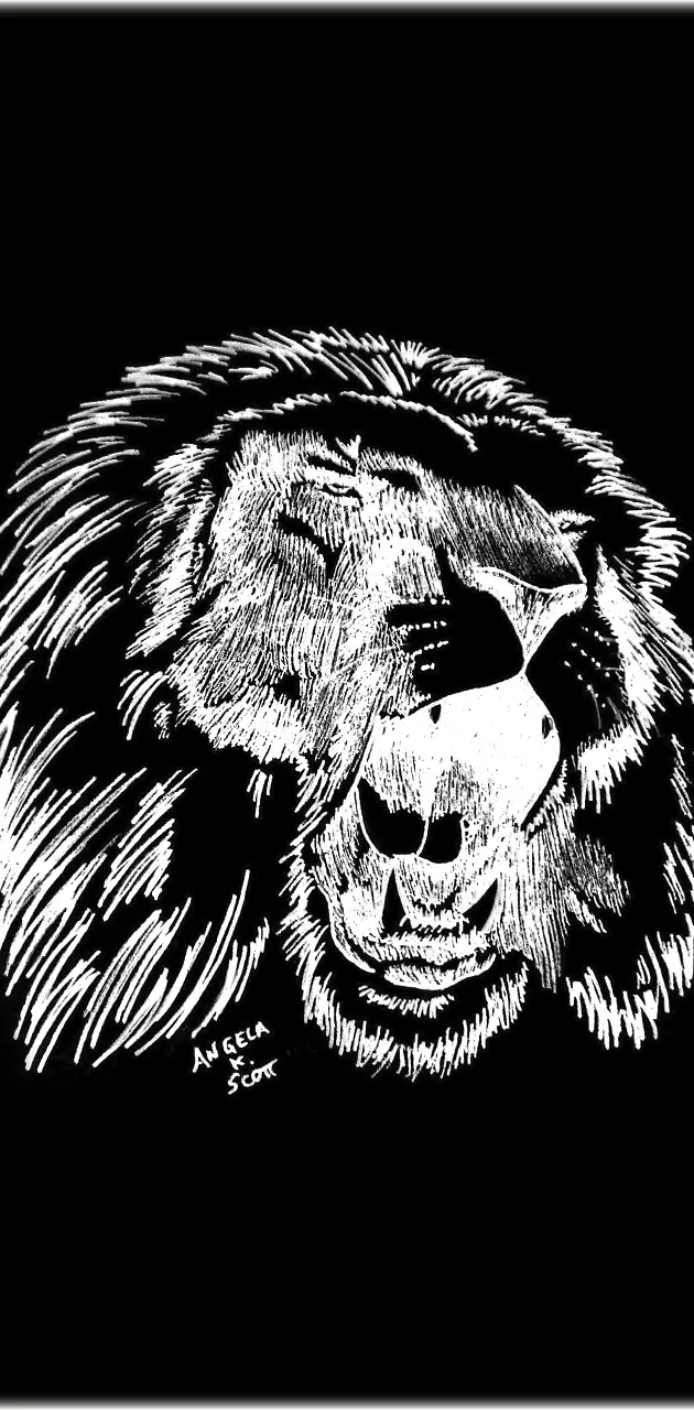 Dark Lion Roar art