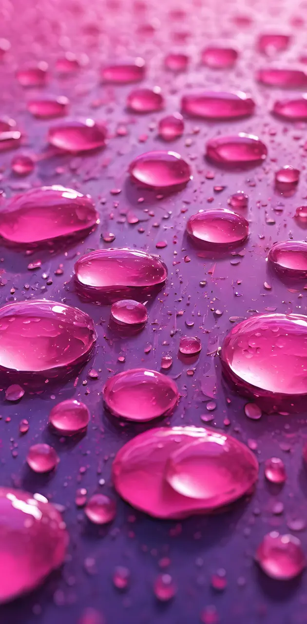 a close-up of water drops