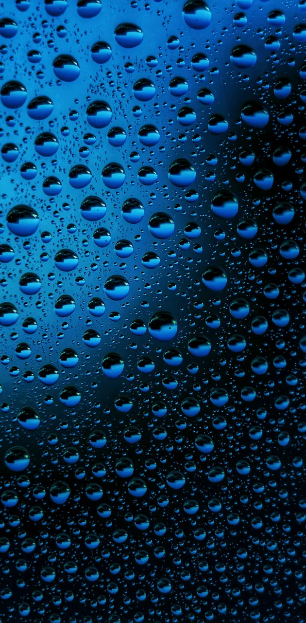 Blue Water Drops 