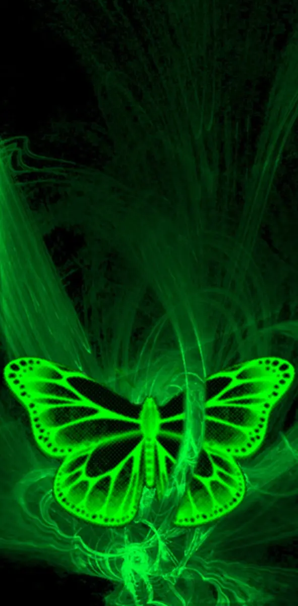 3d-green Butterfly