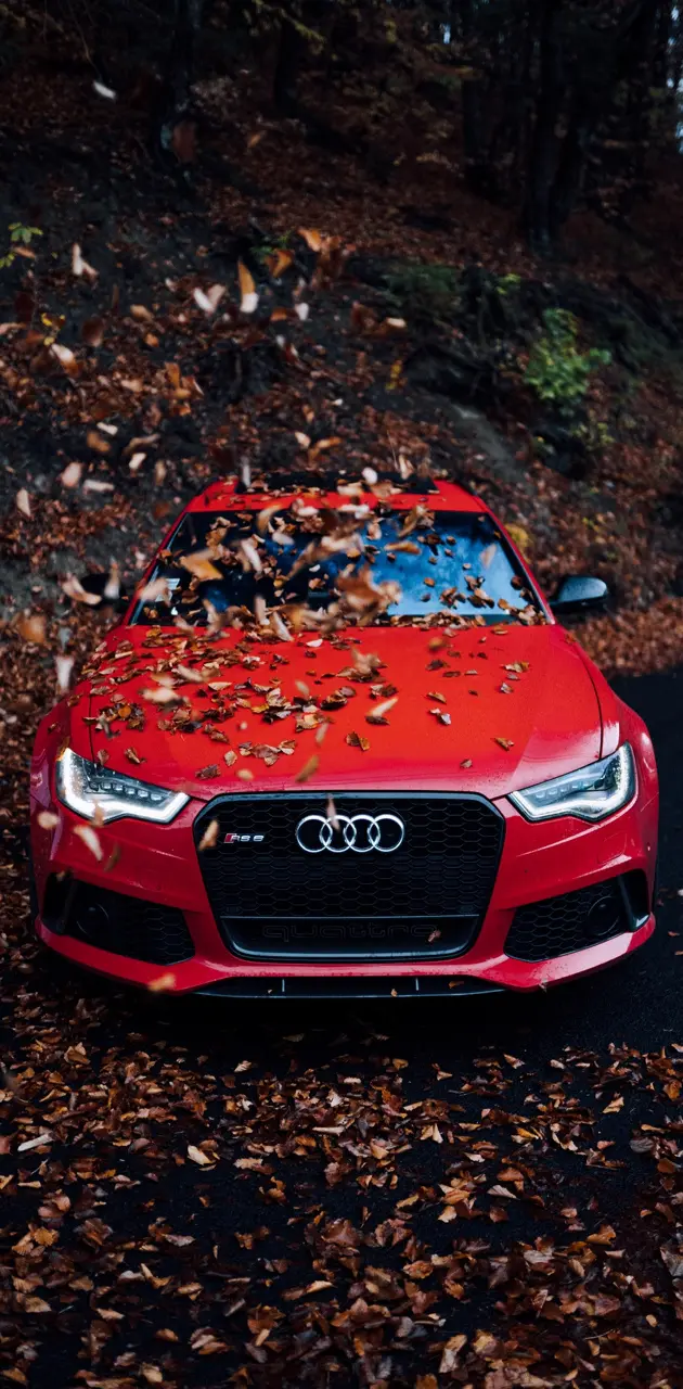 Red Audi RS6