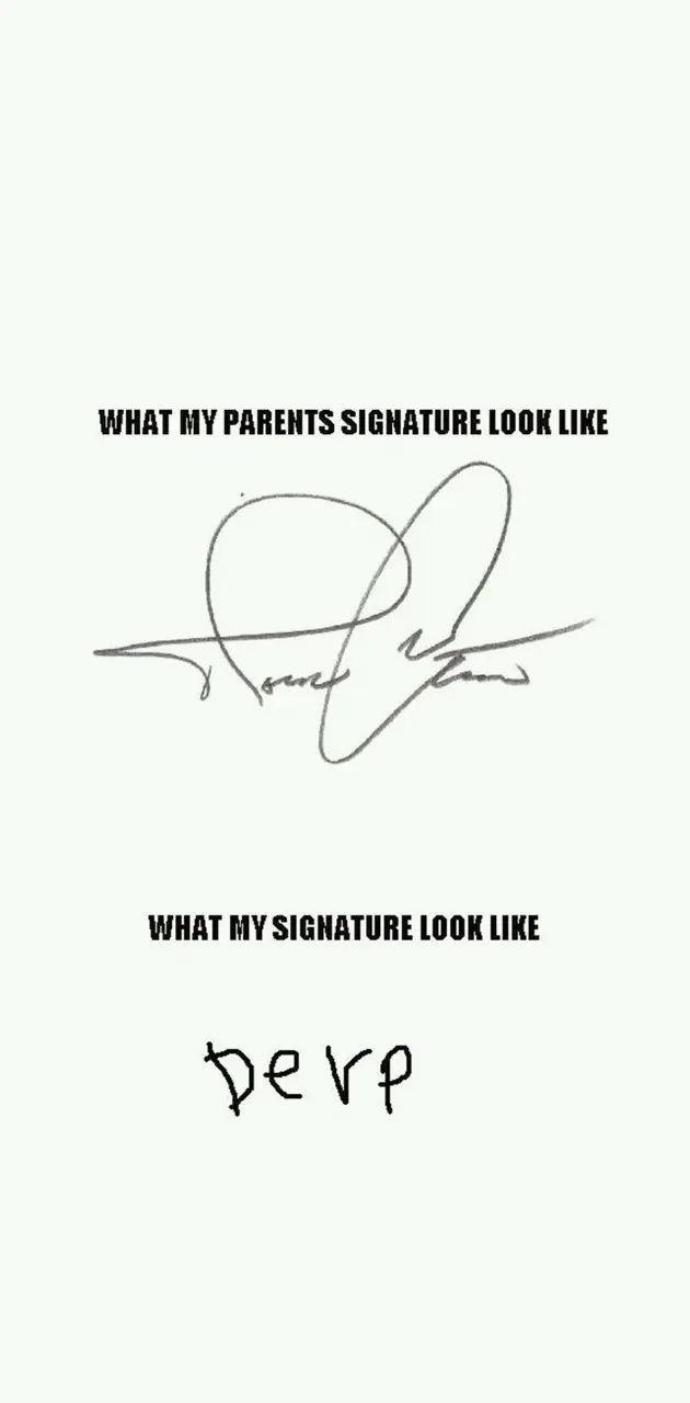 Signature joke