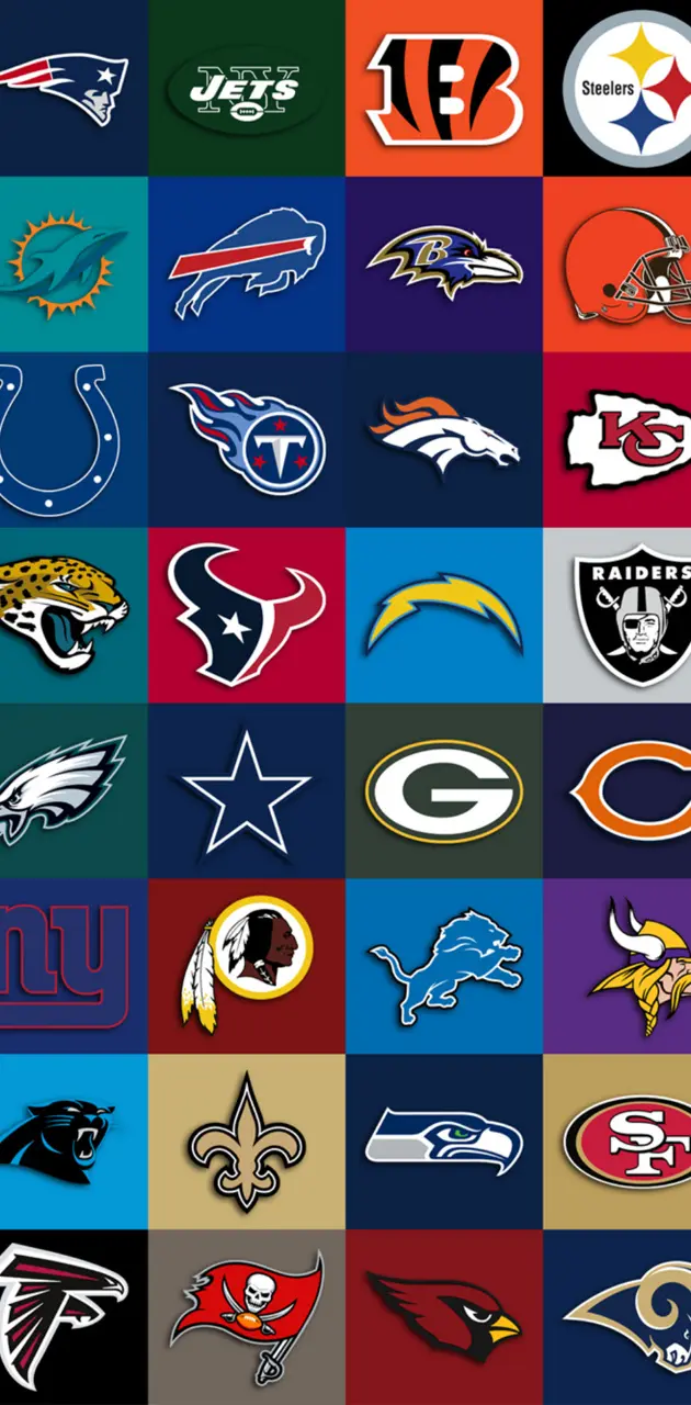NFL team collage