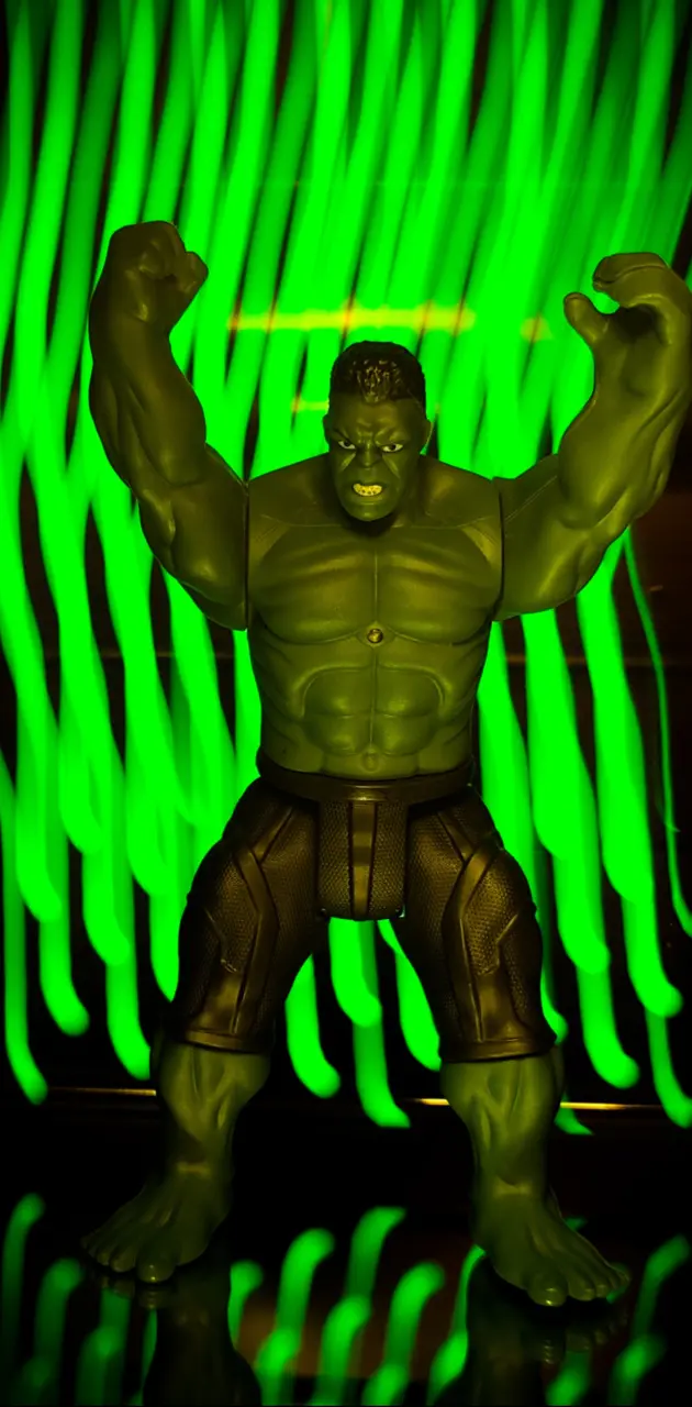 Hulk light painting 