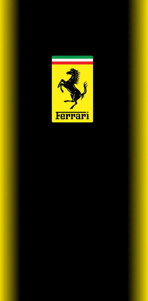 Ferrari yellow neon