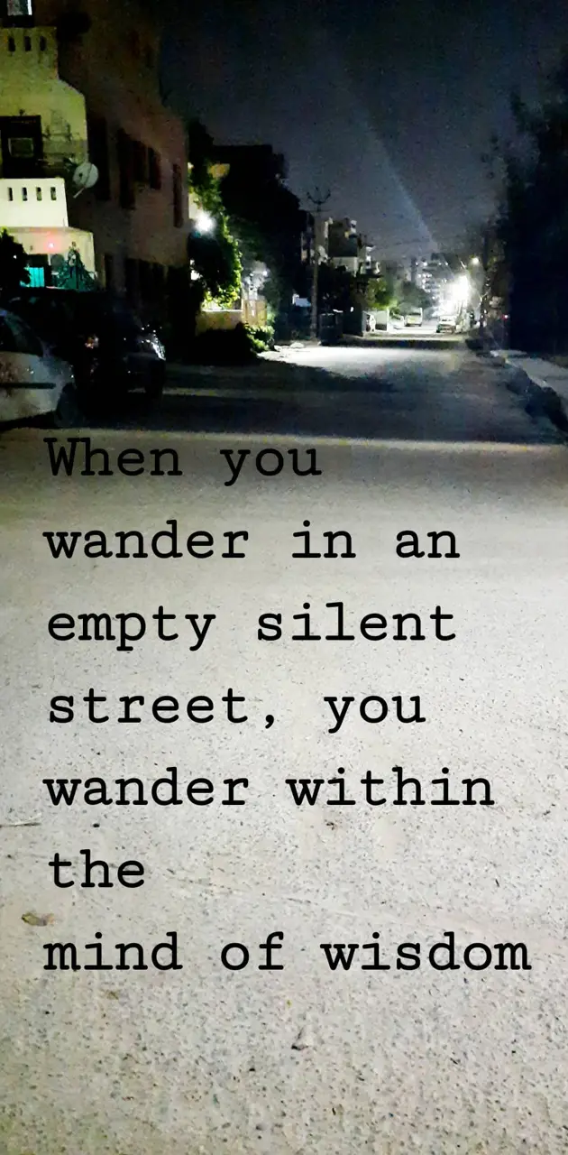 Empty Silent Street