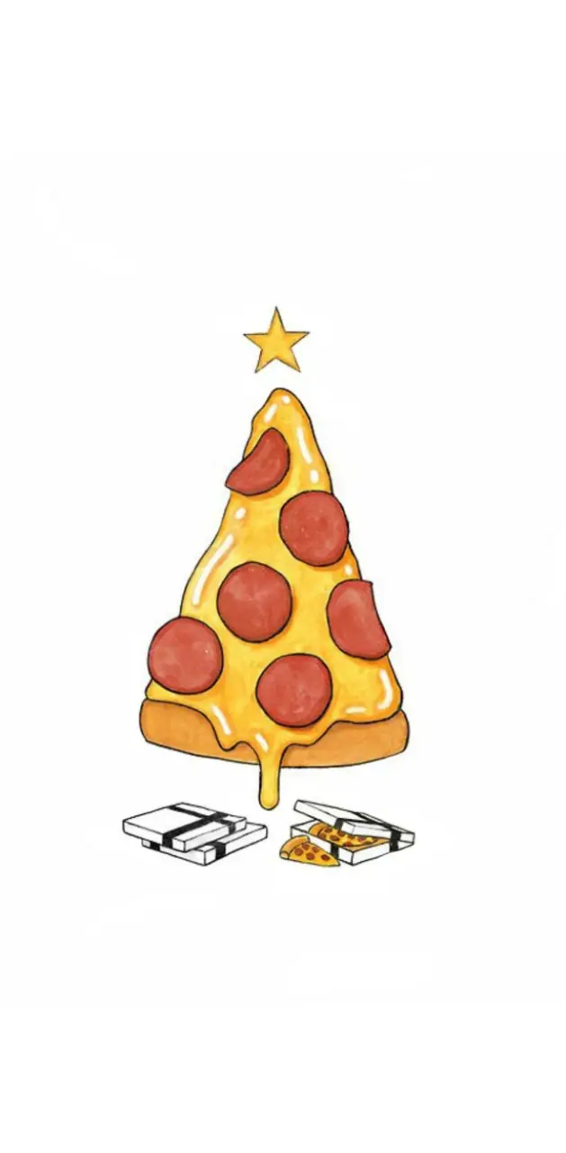 Christmas pizza