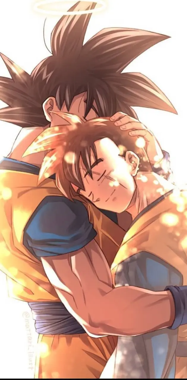 Son Gohan and Goku