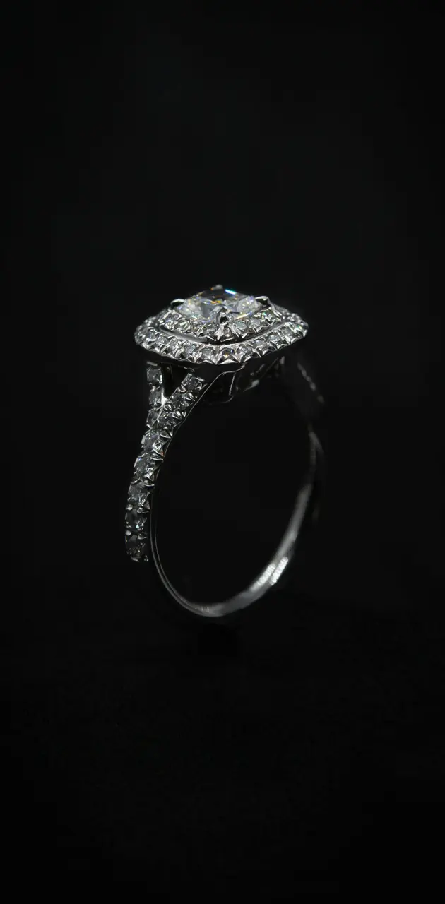 Up Shot of a Diamond Ring