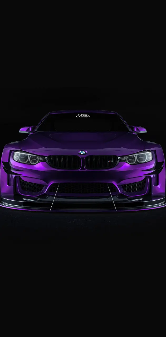 Purple BMW