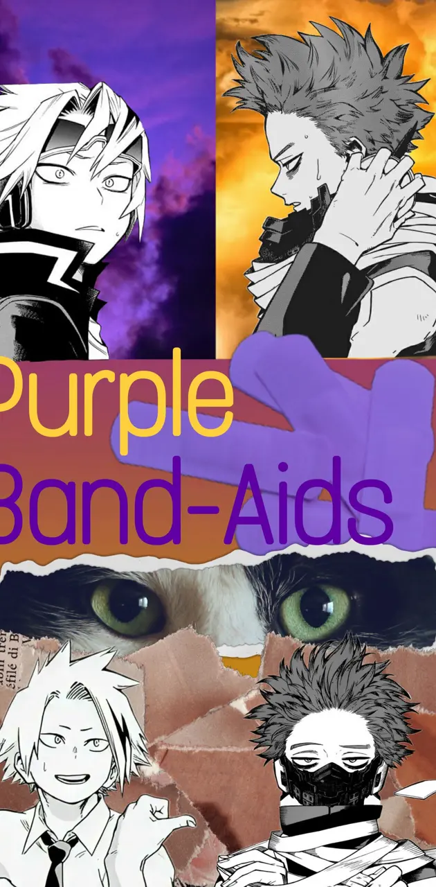 Purple Band-Aids