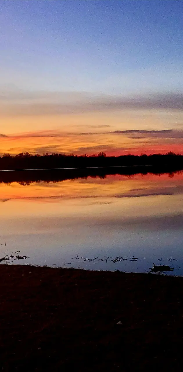 Sunset reflection 