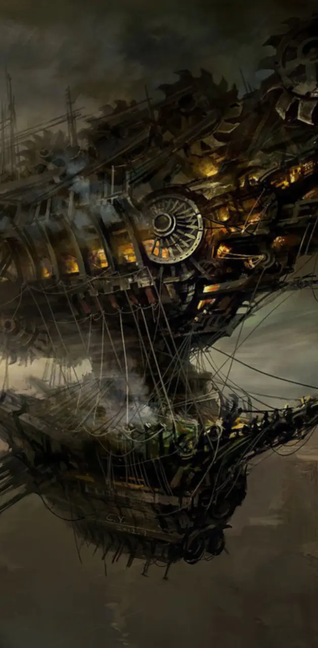 Steampunk ship