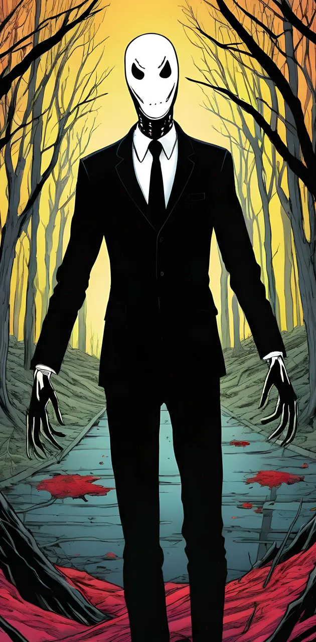 slenderman with claws