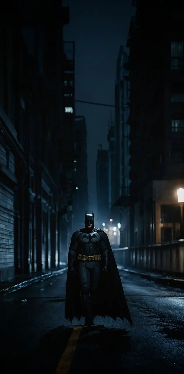 Batman in night 