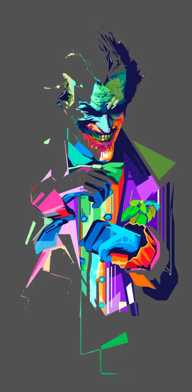 Joker color wallpaper by Kingyunus - Download on ZEDGE™ | 5d30