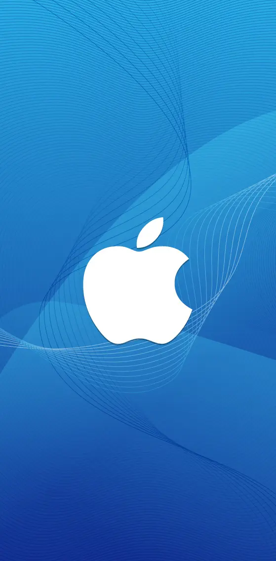 Apple-logo-in-wave