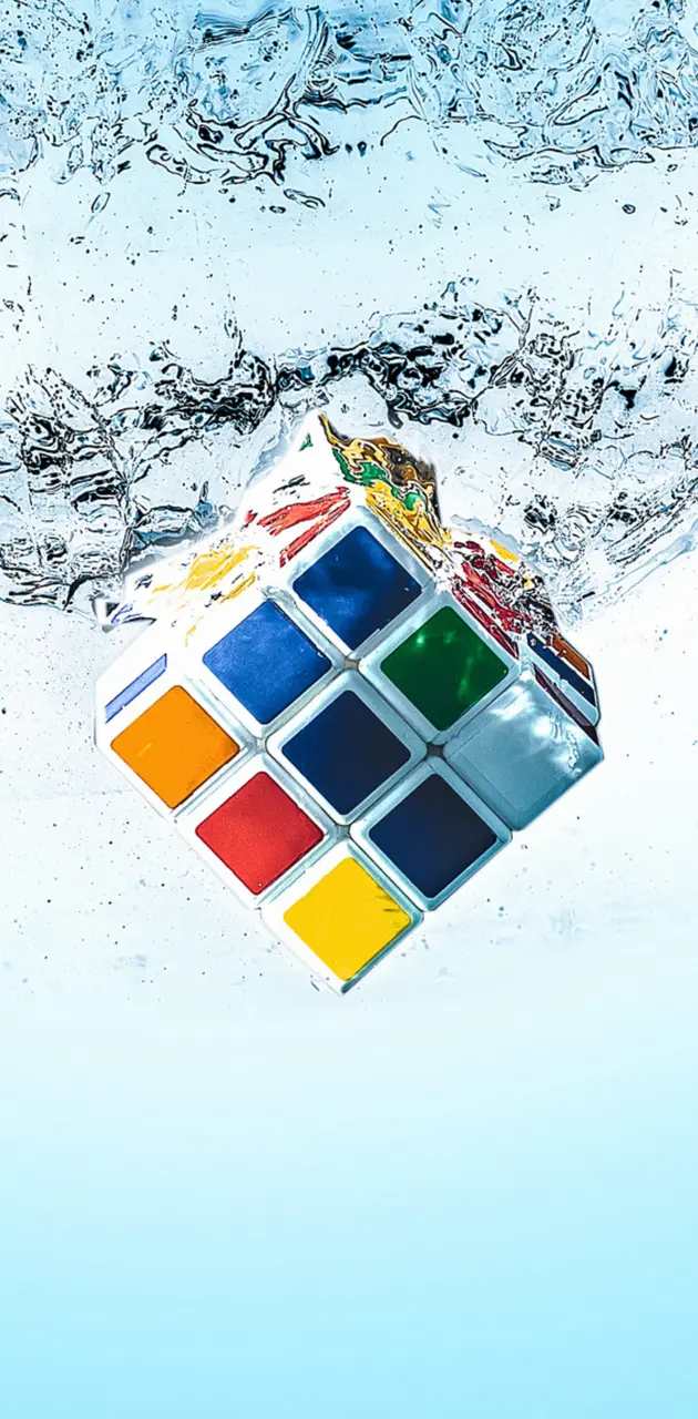 cube in water