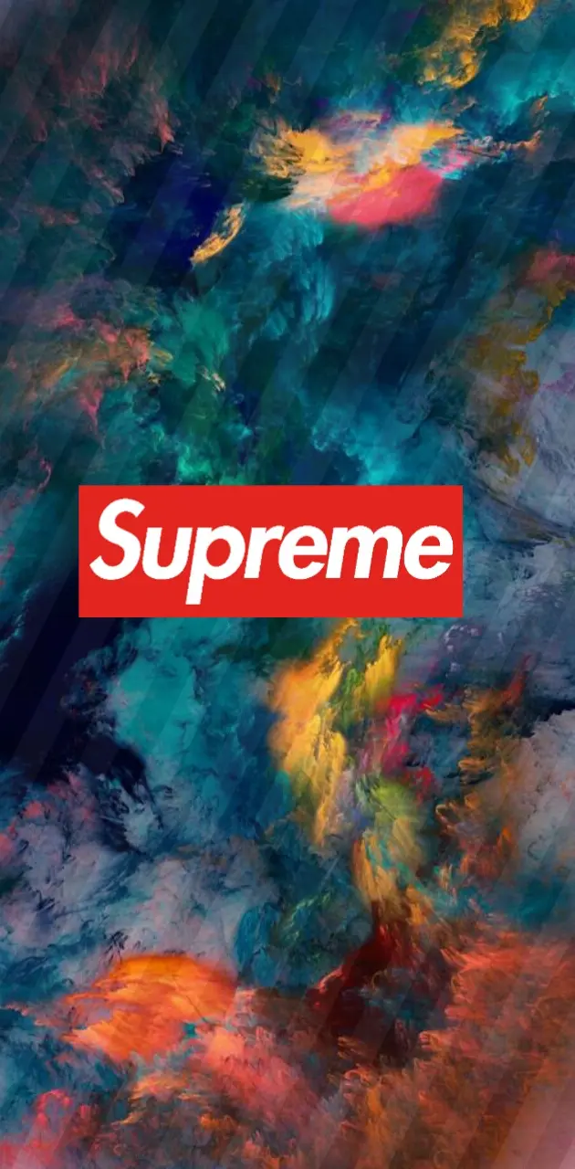 Supreme, Blue, Logo Wallpaper Download