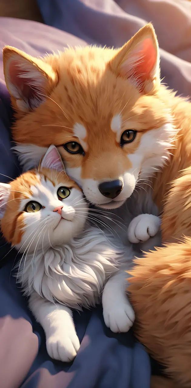 Fox and Kitten.