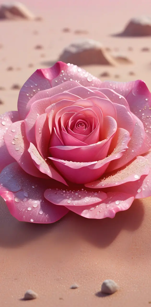 Pink sand rose