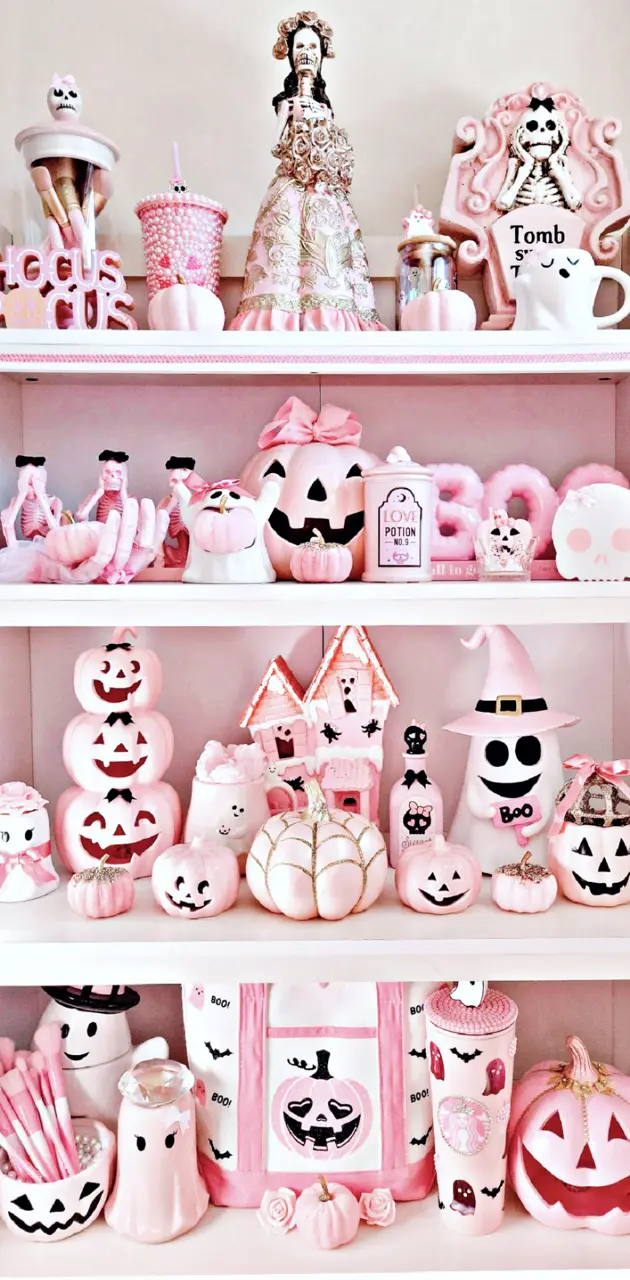 Pink Halloween Wallpap