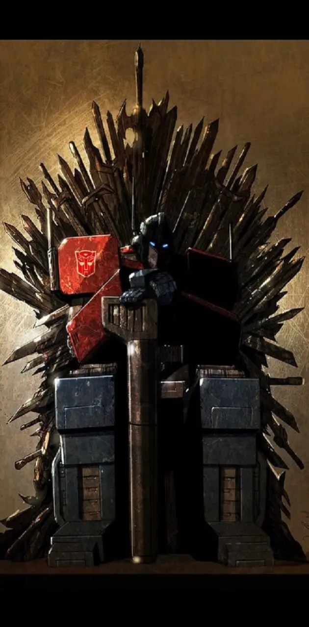 optimus iron throne