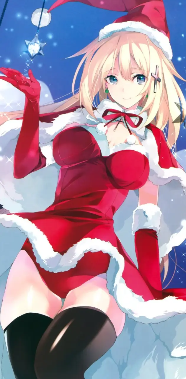 Christmas Anime girl