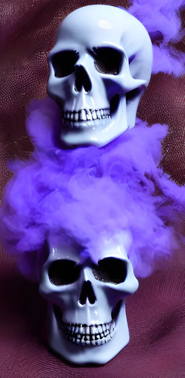 Purple skull 