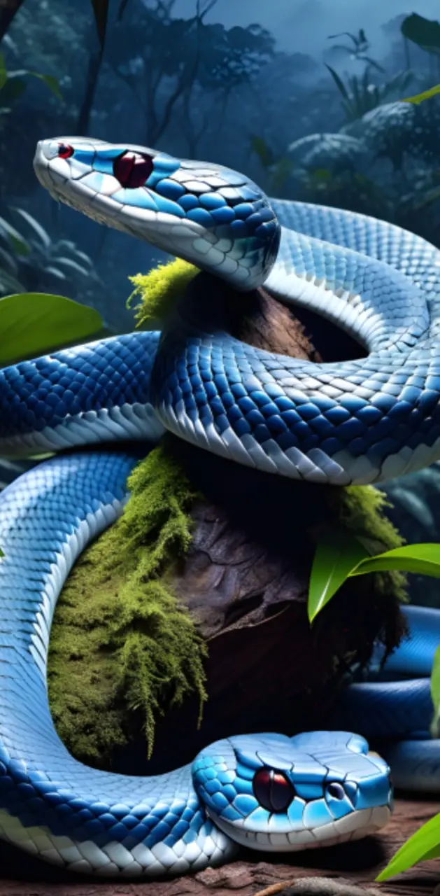 Two Blue Vipers