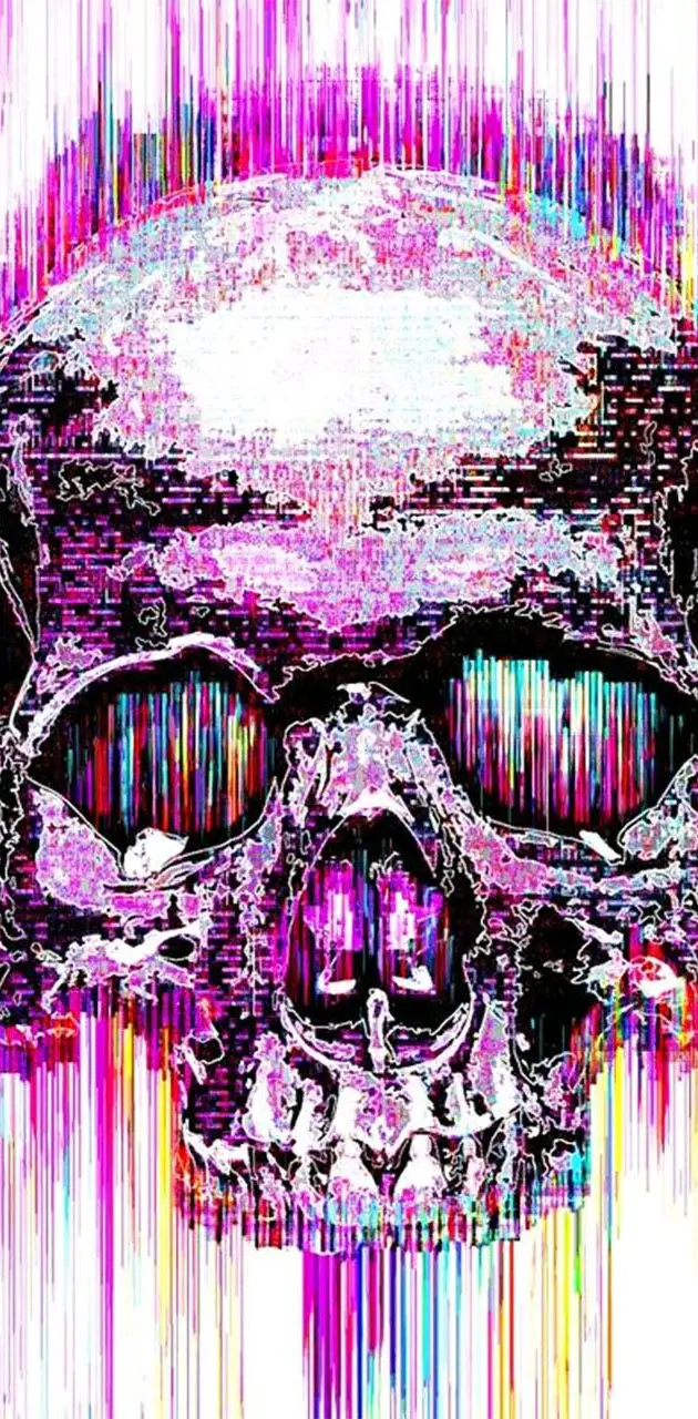 Purple skull