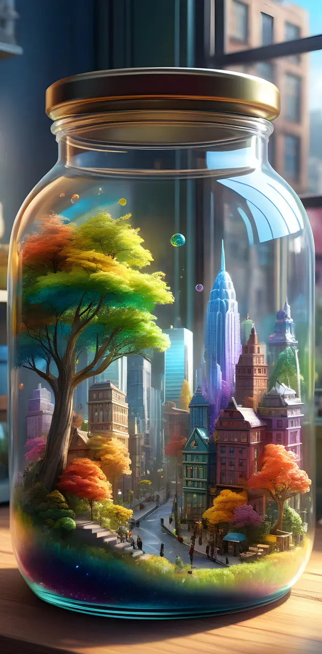 city in a jar