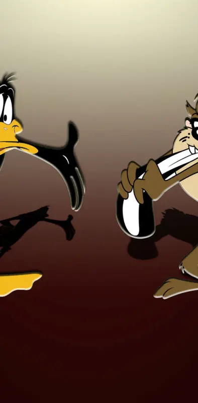 Daffy Duck And Taz
