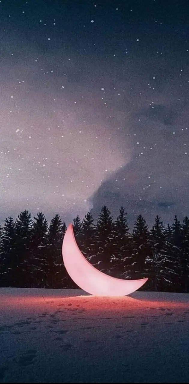 Pink moon wallpaper by Animelover2002 - Download on ZEDGE™