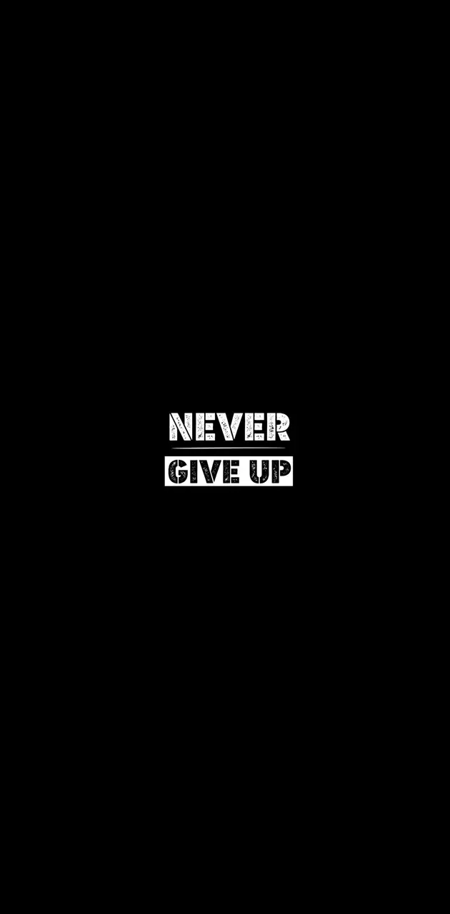 NEVER GIVE UP ✊🏽