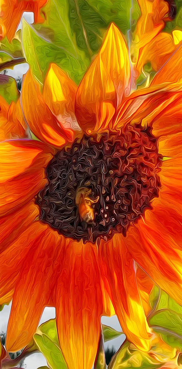 Art design sunflower