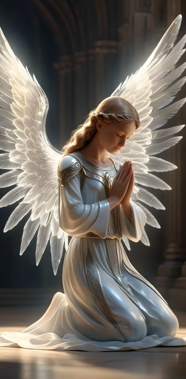 angel kneeling