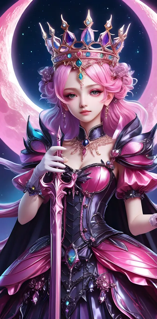 Gothic Pink Queen Fairy