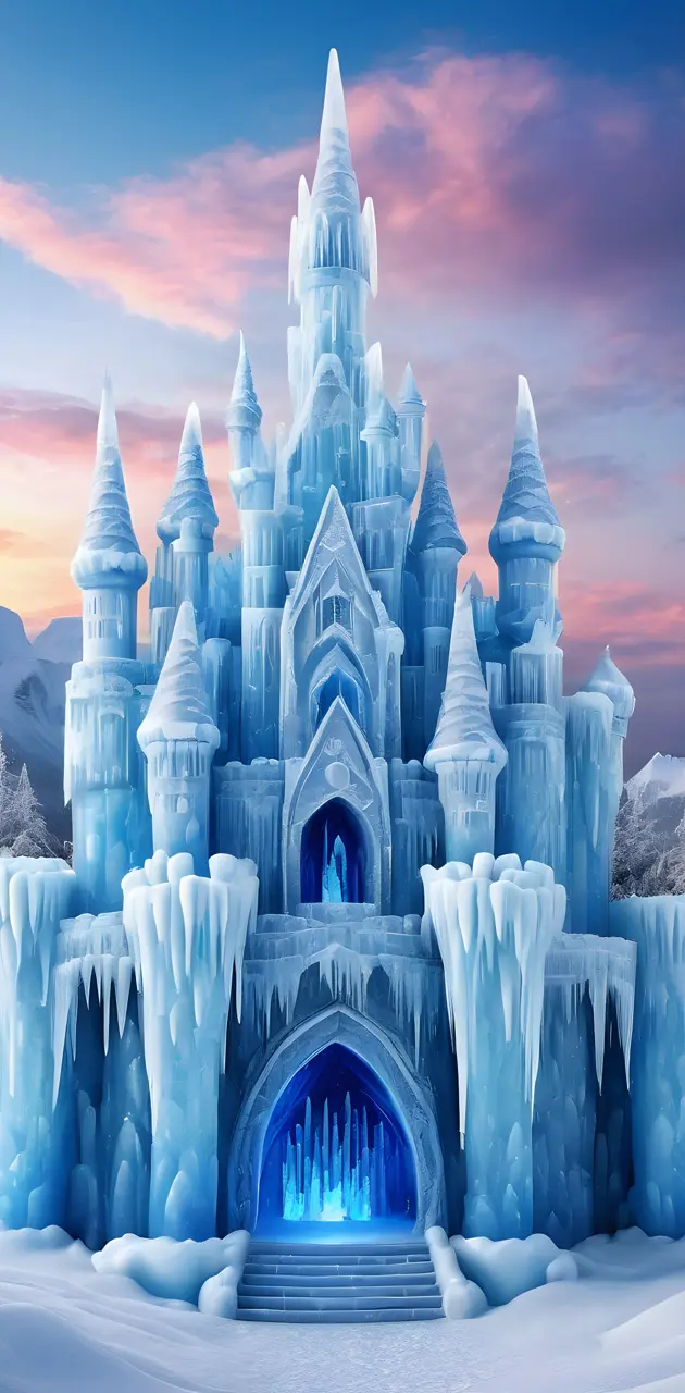 blue ice castle